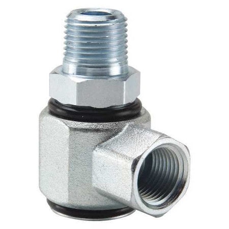 Hydraulic Swivel Fitting, 90 deg. Elbow MPN:S2102-6-6