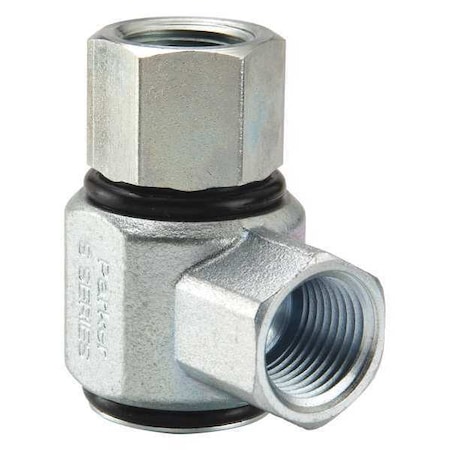 Hydraulic Swivel Fitting, 90 deg. Elbow MPN:S2202-4-4