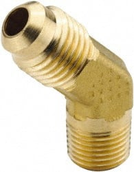 Brass Flared Tube Male 45 °, Elbow: 3/8