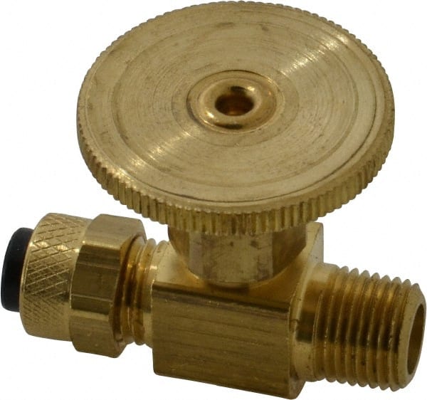 Needle Valve: Straight, 1/4 x 1/8