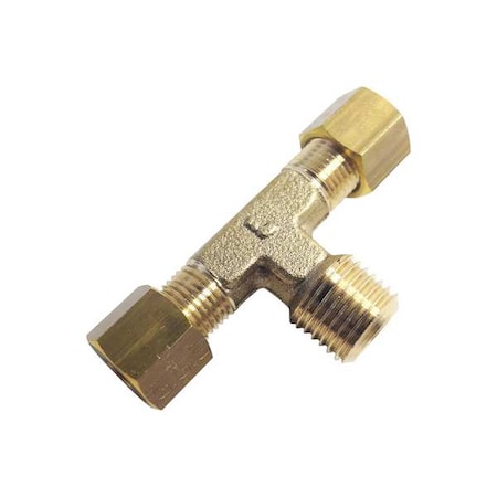 Tee, Brass, Comp4mm, Comp4mm, BSPT1/8
