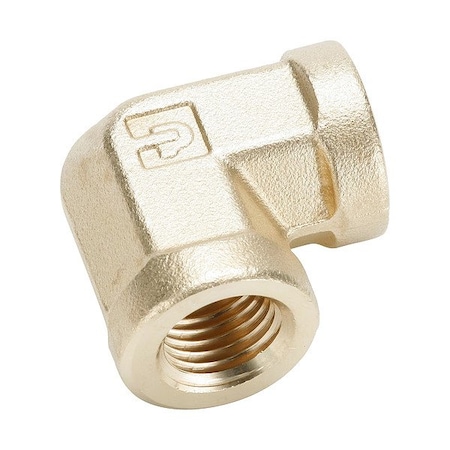 90 Degrees Forged Elbow Pipe Fitting, Brass, Not Applicable MPN:1200P-4-4