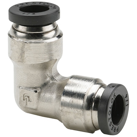 Push-to-Connect Elbow, Brass, Silver MPN:165PLP-2
