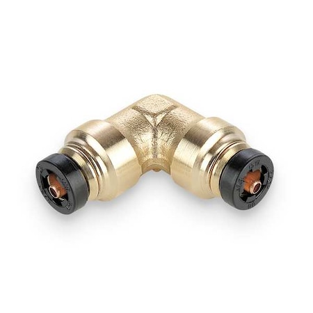 Brass DOT Push-to-Connect Fitting, Brass, Silver MPN:165PTC-3