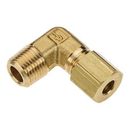 Elbow, Brass, Comp. 3/16 in, MNPT 1/8 in MPN:169C-3-2