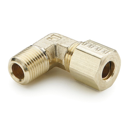 Elbow, Brass, Comp. 1/4 in, MNPT 1/8 in MPN:169C-4-2
