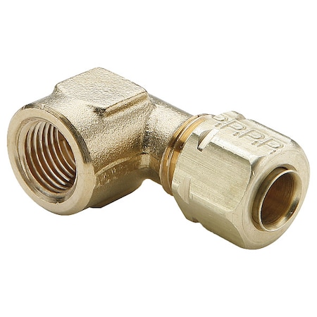 Elbow, Brass, Comp. 1/4 in, MNPTF 1/8 in MPN:170CA-4-2