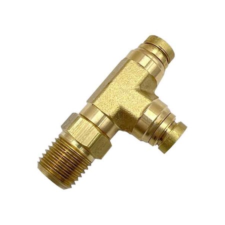 Push-to-Connect Brass DOT Push-to-Connect Fitting, Brass MPN:171PTC-4-4