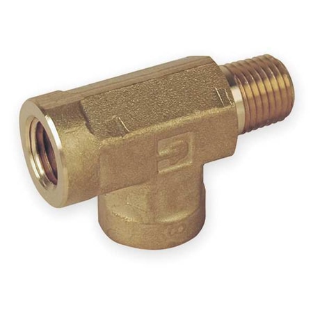 Street Tee Brass Pipe Fitting, 1/8 in Female NPT X 1/8 in Male NPT MPN:2-2-2 ST-B