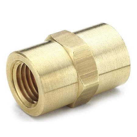 Coupling Brass Dryseal Pipe Fitting, 1/8 in Female NPT X 1/8 in Female NPT MPN:207P-2