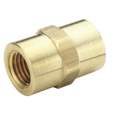 Coupling Brass Dryseal Pipe Fitting, 3/8 in Female NPT X 3/8 in Female NPT MPN:207P-6