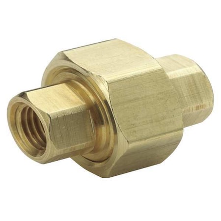 Union Brass Dryseal Pipe Fitting, 3/8 in Female NPT X 3/8 in Male NPT MPN:212P-6