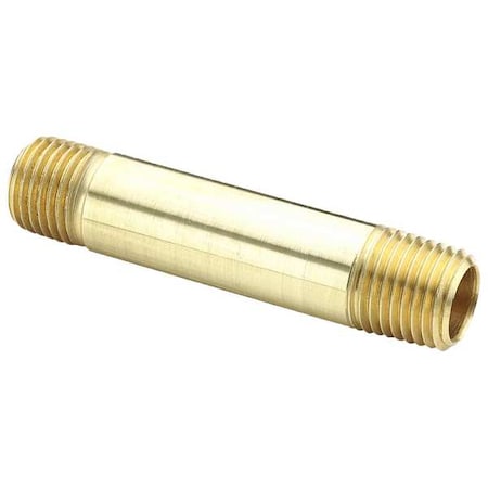 Nipple Brass Nipple, 1/2 in Male NPT X 1/2 in Male NPT MPN:215PNL-8-35
