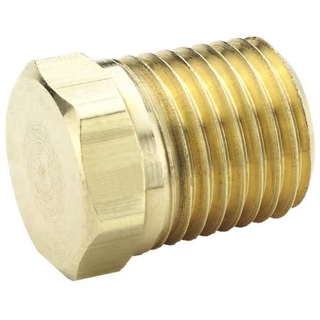 Hex Head Plug Brass Hex Head Plug, 1/8 in Male NPT X 1/8 in Male NPT MPN:218P-2