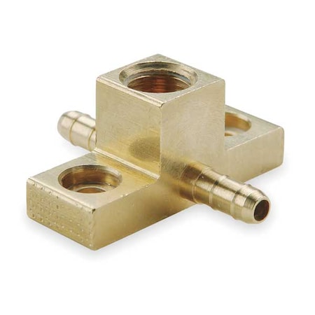 Tee, Brass, Barbed5/32in, 5/32in, FNPT5/32in MPN:220-4-2