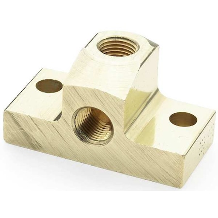 90 Degrees Drop-Ear Elbow Brass 90 Degrees Drop-Ear Elbow, 1/8 in Female NPT X 1/8 in Female NPT MPN:2200PDE-2