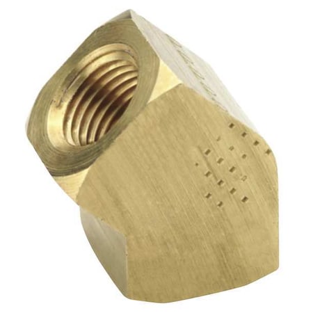 45 Degrees Extruded Elbow Brass Dryseal Pipe Fitting, 1/8 in Female NPT X 1/8 in Female NPT MPN:2201P-2-2