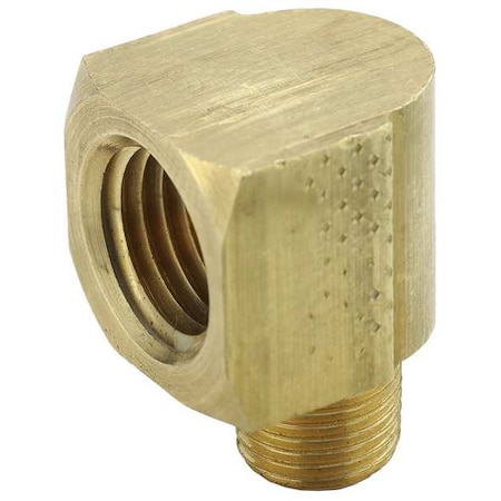90 Degrees Extruded Street Elbow Brass 90 Degrees Extruded Street Elbow, 3/4 in Female NPT X Male MPN:2202P-12-8
