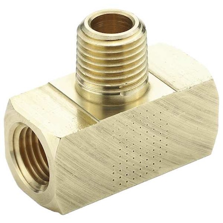 Extruded Branch Tee Brass Male Branch Tee, 1/8 in Female NPT X 1/8 in Female NPT MPN:2224P-2