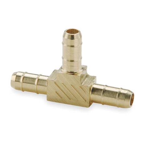 Tee, Brass, Barbed, 1/4in, 1/4in, 1/4in MPN:224-6