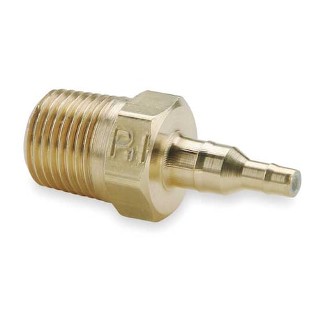 Straight, Brass, Barbed 1/4