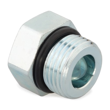 Hex Head Plug, 316 Stainless Steel, 2 in Male SAE-ORB, 1 7/16 in Length, Nitrile Seal MPN:32 P5ON-SS