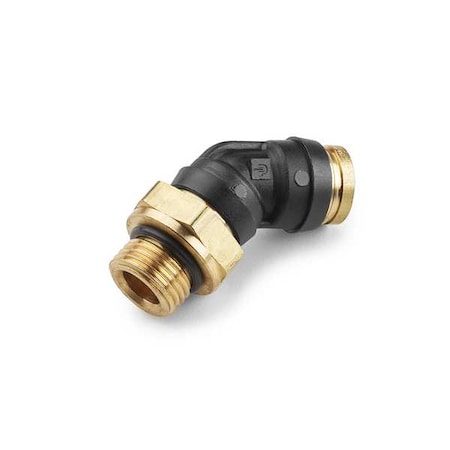 Metric DOT Push-to-Connect Fitting, Composite, Black MPN:379PTCR-10-MA16