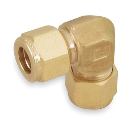 Elbow, Brass, Comp. 1/4 in, Comp. 1/4 in MPN:4-4 EBZ-B