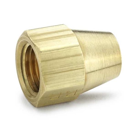 Flared Fitting Nut, Brass, 1/2 in MPN:41FX-8