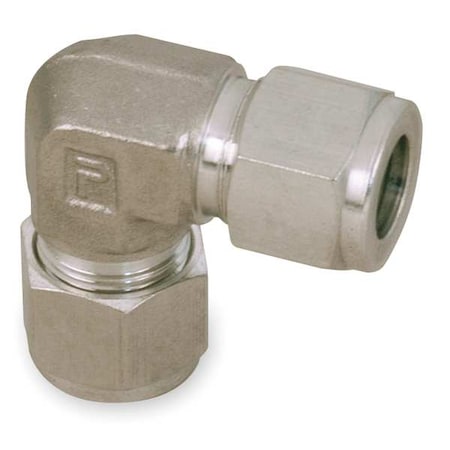 Elbow, Steel, Comp. 1/4 in, Comp. 3/8 in MPN:4EE4-S