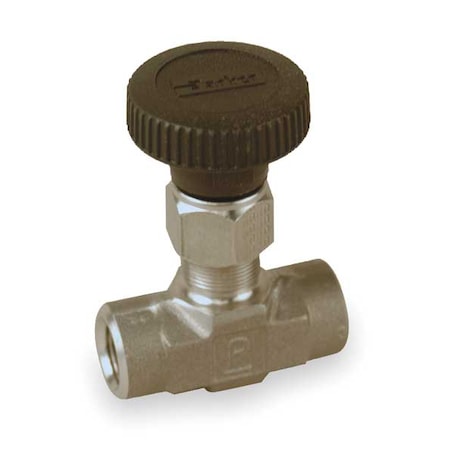Needle Valve, Straight, 316 SS, 1/4 In. MPN:4F-V6LR-SS