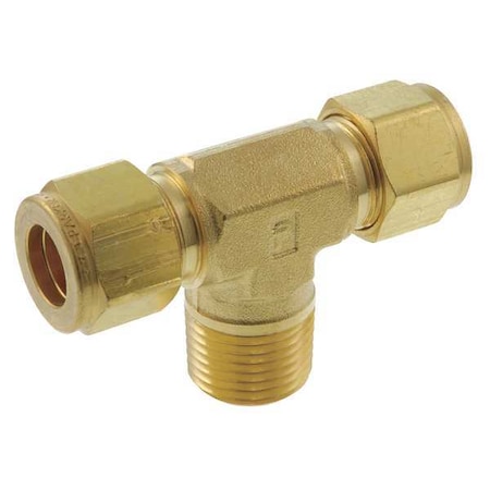 Tee, Brass, Comp1/4