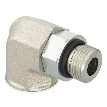 90° Elbow, 316 Stainless Steel, 3/8 in x 3/8 in, Male SAE x Female SAE, 5, 000 psi MPN:6 AOEG5-SS