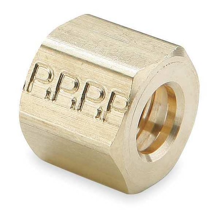 Nut, Brass, Compression, 1/8 in, PK10 MPN:61C-2