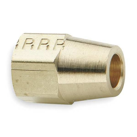 LongNut, Brass, Compression, 3/8