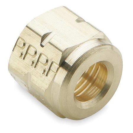 Nut, Brass, Compression, 3/8 in, PK10 MPN:61VL-6