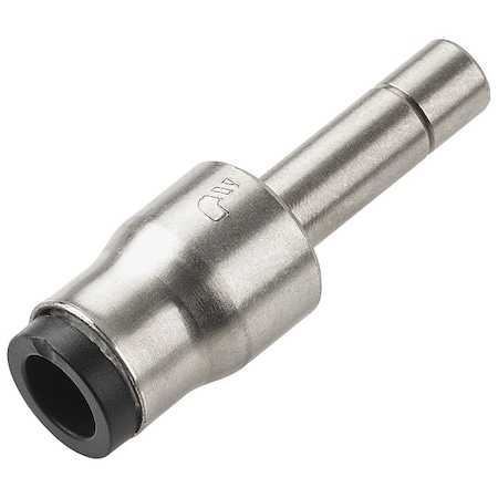 Push-to-Connect Fitting, Brass, Silver MPN:62PLPSP-4-5/32