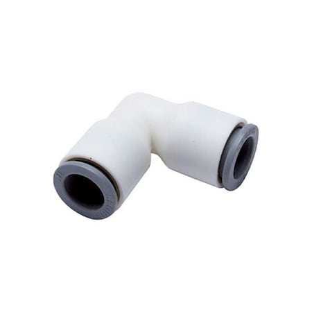Metric Plastic Push-to-Connect Fitting, Polymer, White MPN:6302 04 06WP2