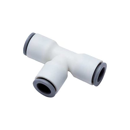 Metric Plastic Push-to-Connect Fitting, Polymer, White MPN:6304 08 00WP2