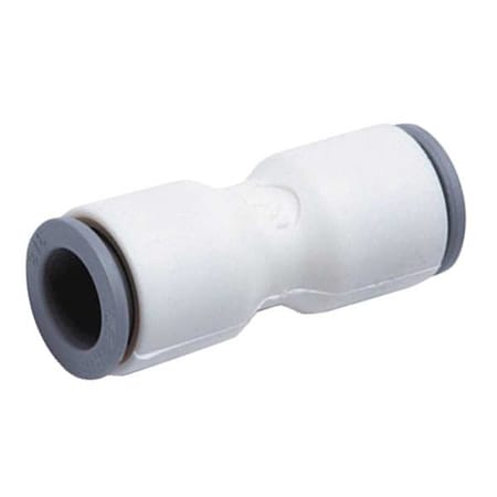 Push-Fit Adapter Fitting, 1/2 in x 3/8 in Tube Size, Bio-Based Nylon, White, 5 PK MPN:6306 60 62WP2