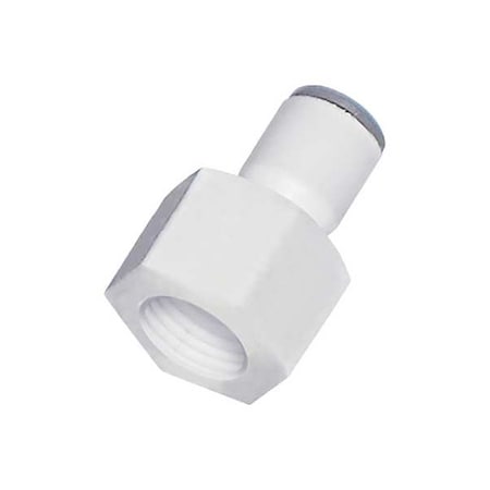 Fractional Plastic Push-to-Connect Fitting, Polymer, White MPN:6315 60 18WP2