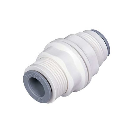 Metric Plastic Push-to-Connect Fitting, Polymer, White MPN:6316 12 00WP2