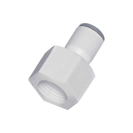 Fractional Plastic Push-to-Connect Fitting, Polymer, White MPN:6325 60 133WP2