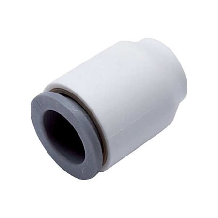 Metric Plastic Push-to-Connect Fitting, Polymer, White MPN:6351 06 00WP2