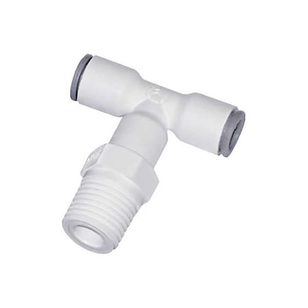 Fractional Plastic Push-to-Connect Fitting, Polymer, White MPN:6508 62 18WP2