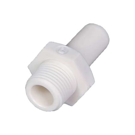 Metric Plastic Push-to-Connect Fitting, Polymer, White MPN:6521 10 21WP2