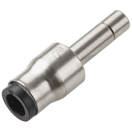Push-to-Connect Fitting, Brass, Silver MPN:67PLP-5-8