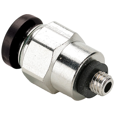 Push-to-Connect Fitting, Brass, Silver MPN:68PLP-5/32-0