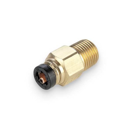 Composite DOT Push-to-Connect Fitting, Brass, Silver MPN:68PTC-3-4