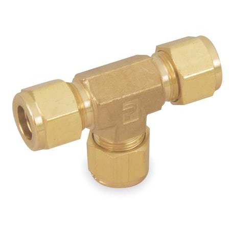 Tee, Brass, Comp3/8